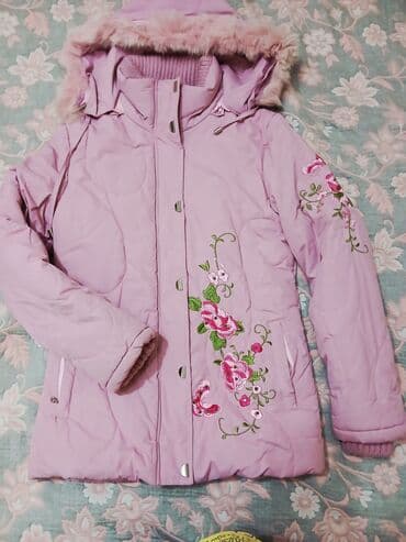 зимняя куртка на девочку: Теплая куртка для девочки на 7-9 лет — 16