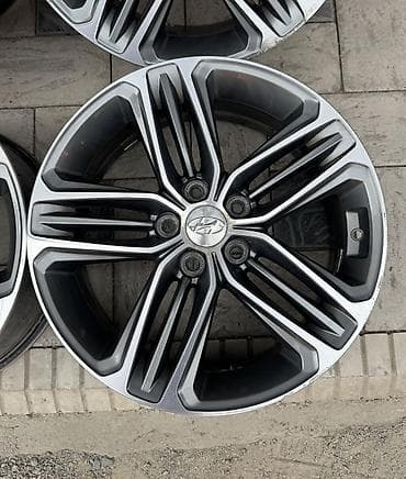 eado ev: Литые Диски R 18 Hyundai, Комплект, отверстий - 5, Б/у — 7