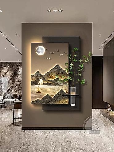 Картины и портреты: Настенная панель с подсветкой «Горный пейзаж» Скоро в наличии — 8