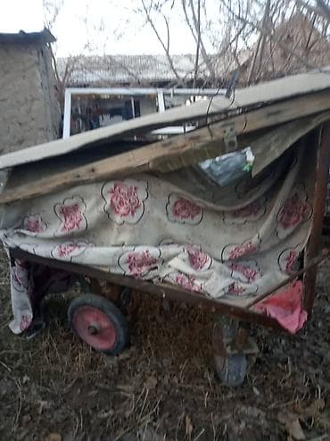 Передвижной курятник/вольер на колесах - Самодельная мобильная at lalafo.kg Передвижной курятник/вольер на колесах - Самодельная мобильная