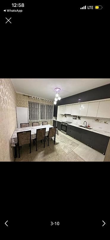 советская бокомбаева: 2 комнаты, Собственник, С мебелью полностью — 1