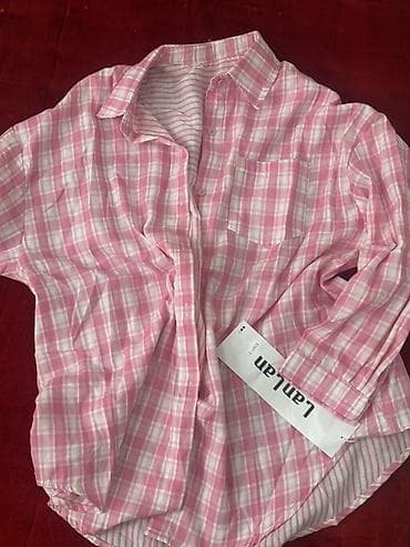 пижамные костюмы: Женская пижама комплект - Двухпредметный набор: рубашка на пуговицах — 9