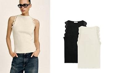 майка с кружевом: Майка с кружевами Zara Размеры : XS, S M Высокое качество — 2