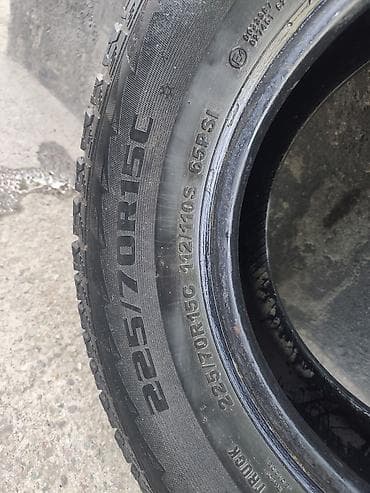 subaru r17: Шины 225 / 70 / R 15, Зима, Б/у, Комплект, Легкий коммерческий транспорт (C/LT), Kapsen — 5