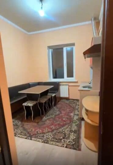 долго срочная квартира бишкек: 1 комната, Агентство недвижимости, Без подселения, С мебелью полностью — 1