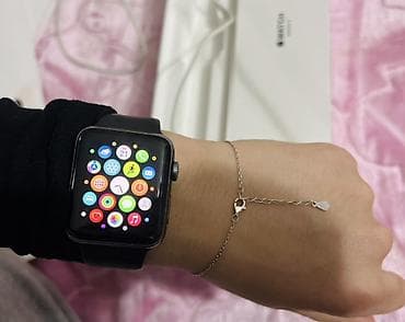 сколько стоит смарт часы в бишкеке: Apple Watch Series 3 (GPS), 38/42 мм — черный спортивный ремешок — 5