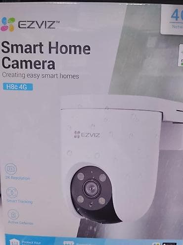 IP‑камера EZVIZ H8c 4G — умная камера для дома с мобильным