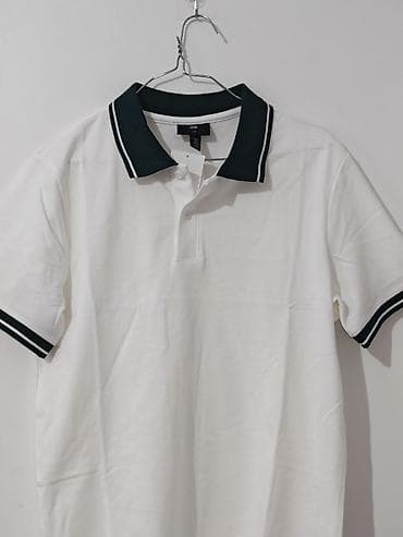 fred perry: Мужская футболка, S, H&M, Новый, цвет - Белый, Платная доставка — 2