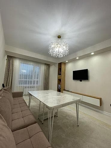 flat in osh: 1 комната, 48 м², Элитка, 2 этаж — 1