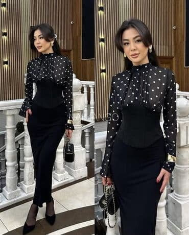 Киреге берилүүчү кийимдер: Блузка, Кече, Шифон, Буурчак, Тунук модель — 1