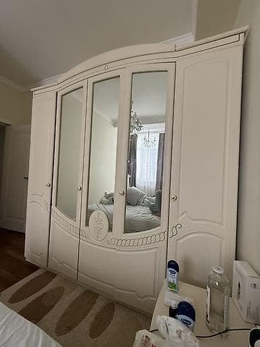 Китеп үчүн шкафтар: Шифоньерлер, кийидер үчүн шкафтар, Түз, ЛДСП — 1