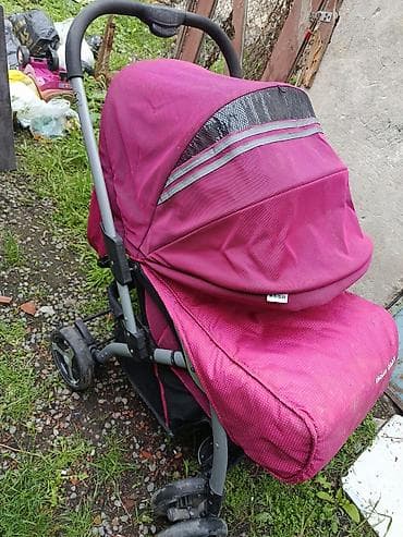 биксы одежда: Прогулочная коляска Hello Baby, складная, цвет фуксия/малиновый с — 1