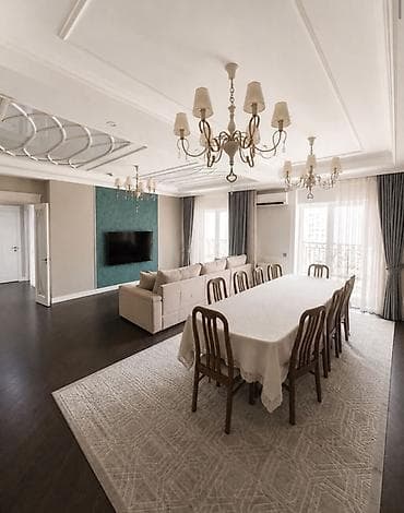 pro group: 3 комнаты, 100 м², Ала-Арча ТРЦ Элитка, 7 этаж, Евроремонт — 4