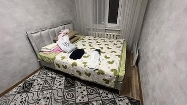 Мебель: Двуспальная кровать с мягким высоким изголовьем - Размер спального — 4
