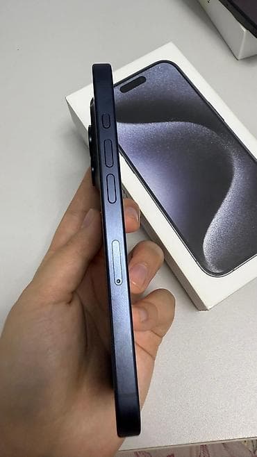 16 про 512: IPhone 15 Pro, Новый, 128 ГБ, Blue Titanium, Коробка, 87 % — 2