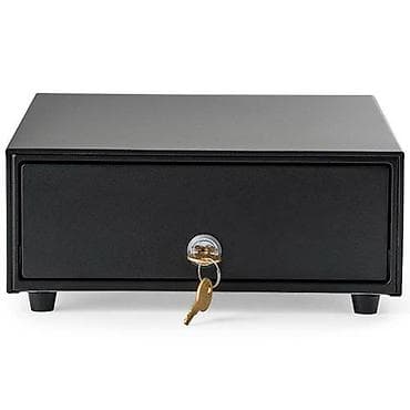 Ящик денежный атол sb-245-b черный, 245х320х90, механический