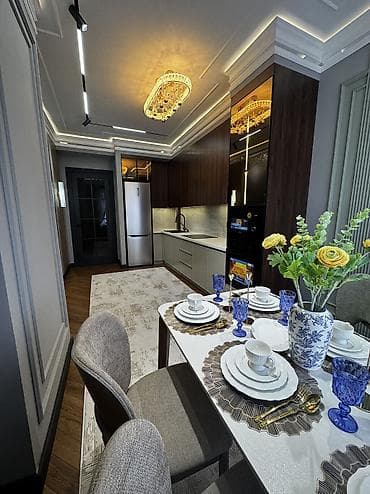 Квартиры: 2 комнаты, 83 м², Южная Магистраль Элитка, 14 этаж, Дизайнерский ремонт — 7