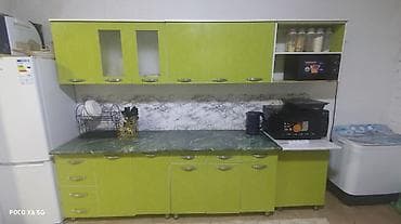 кухонный гарнитур фото и цены: Кухонный гарнитур, Б/у, цвет - Зеленый — 2