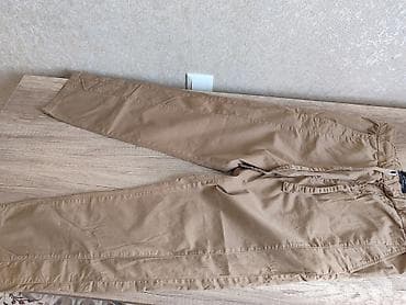 Футболкалар: Брюки ZARA, мужские. - Модель: прямые чиносы с посадкой на талии - — 3