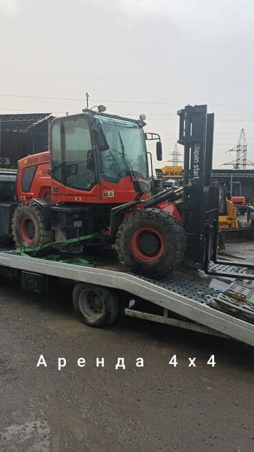 Аренда внедорожного вилочного погрузчика 4x4 - Полный привод 4x4 для