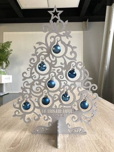 декоративный кур: Деревянные милые ёлочки Естественные или яркие, маленькие или большие — 1