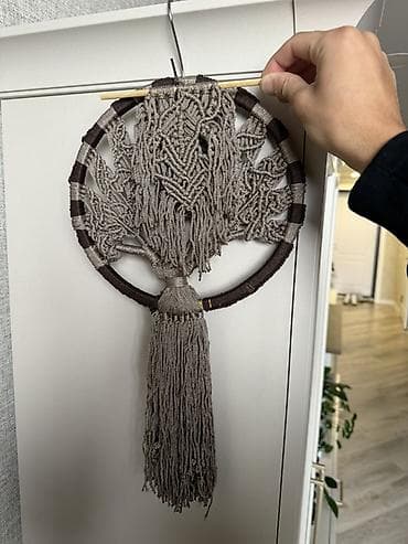 berber mirror second hand: Макраме-панно «Дерево жизни» в круглой раме
Ручная работа — 2