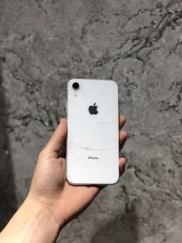 продам комп: IPhone Xr, Б/у, 64 ГБ, Белый, 79 % — 1