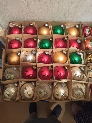 мелочи для кухни: Продаются набор ёлочных украшений (стекло), крупная коллекция в — 1