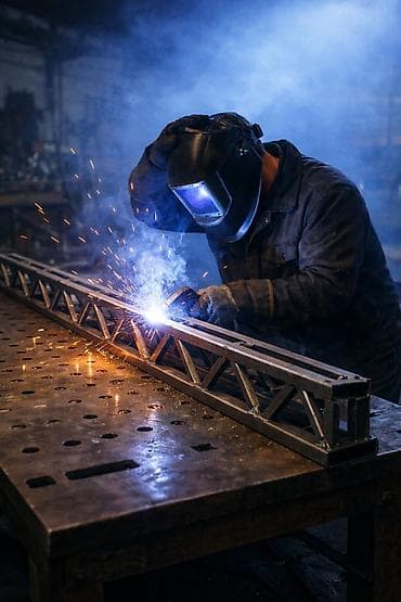 Металлическая ферма, Форма: Арка, Антикоррозийная обработка