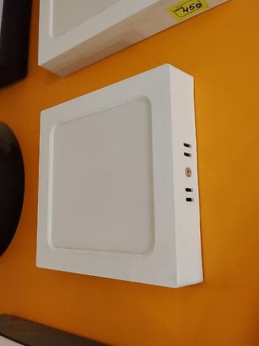 projector screen: Светодиодный накладной светильник, квадратный. - Тип: LED-панель — 2