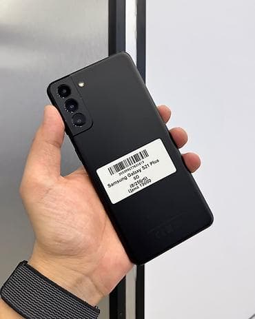 Samsung Galaxy S21 Plus 5G, Б/у, 256 ГБ, цвет - Черный, В рассрочку, 2 SIM, eSIM
