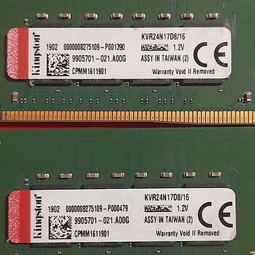 ddr: Оперативная память, Б/у, Kingston, 16 ГБ, DDR4, 2400 МГц, Для ПК — 3