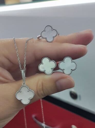 свадебное платье для высокой невесты: Серебряный Комплект Ванклиф Серебро 925 Размеры имеются Цена 4500 — 1