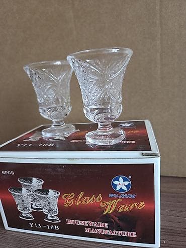 хрустал: Набор стеклянных рюмок Wu Jiang Glass Ware - В комплекте: 12 штук, 2 — 2