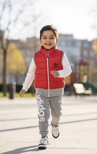 детские теплые резиновые сапоги: Комплект, цвет - Красный — 2