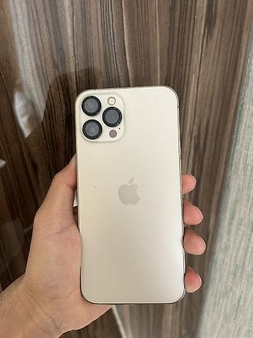 iphone 12 pro max цена ош: IPhone 12 Pro Max, Б/у, 128 ГБ, Золотой, Защитное стекло, Чехол, 84 % — 1