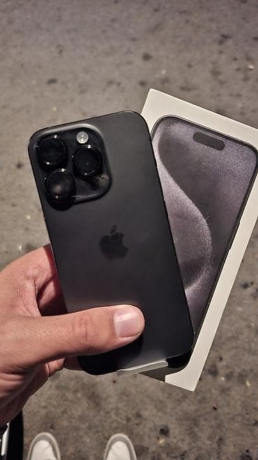 13 iphone: IPhone 15 Pro, 128 ГБ, Black Titanium, Коробка — 1
