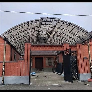 тент укрывной: Навес, Арочный, Металл, Поликарбонат, Установка — 2