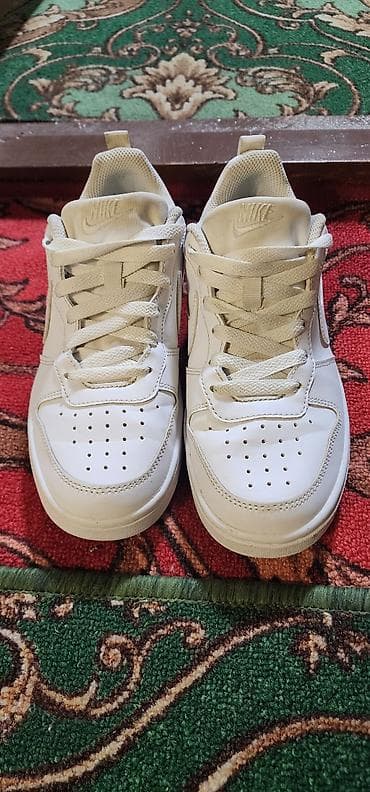 Кроссовки Nike Court Borough Low 2 (модель женская - Цвет: полностью lalafo.kg да Кроссовки Nike Court Borough Low 2 (модель женская - Цвет: полностью