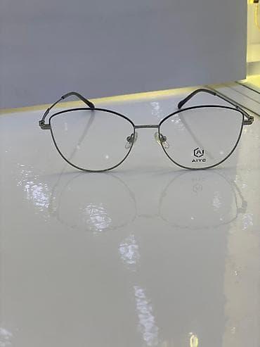 Көз айнектер: Очки AIYC с тонкой металлической оправой - Форма: округло-овальная — 1