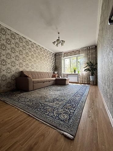 2 комнаты, 47 м², Аламединский рынок / базар 105 серия, 3 этаж, Евроремонт — 2