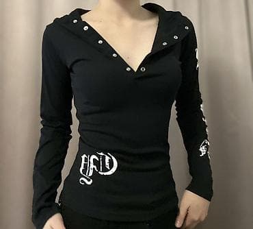 Толстовки, худи: С надписью, Новый, M — 5