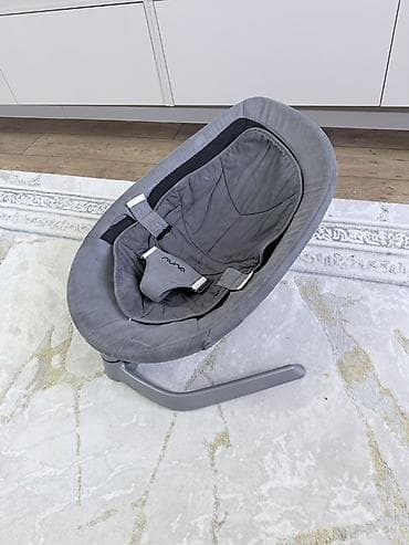 стулчики: Детское кресло-шезлонг Nuna Leaf (серый) - Эргономичное сиденье в — 1