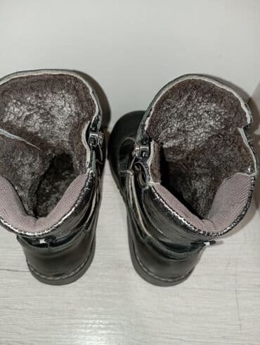 обувь для охоты: Зимние сапожки из натуральной кожы и с натуральным мехом, овчина для — 5