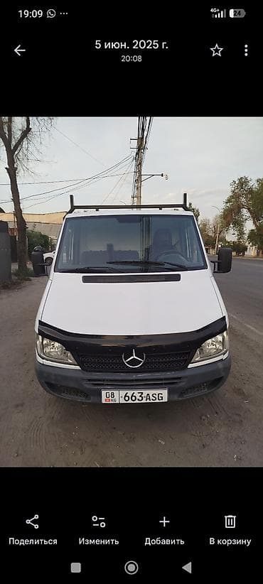 мерседес спринтер грузовой бортовой бишкек: Легкий грузовик, Mercedes-Benz, Стандарт, 3 т — 1