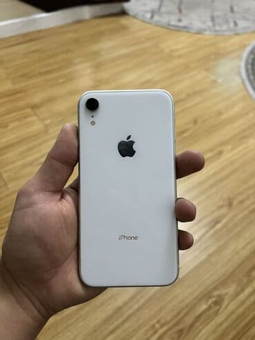 iphone xr red: IPhone Xr, Б/у, 128 ГБ, Белый, 80 % — 2