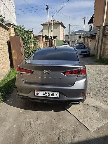 gray f17: Hyundai Sonata: 2018 г., Бензин, Седан — 3