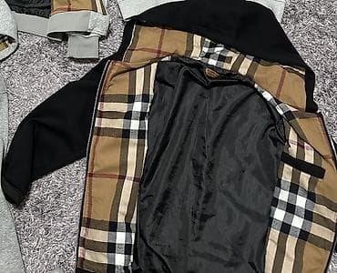 чёрная рубашка: Мужская толстовка, L, Burberry, Новый, цвет - Черный — 2