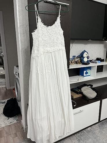 suit: Повседневное платье, Индия, Лето, Длинная модель, Бохо, M — 6
