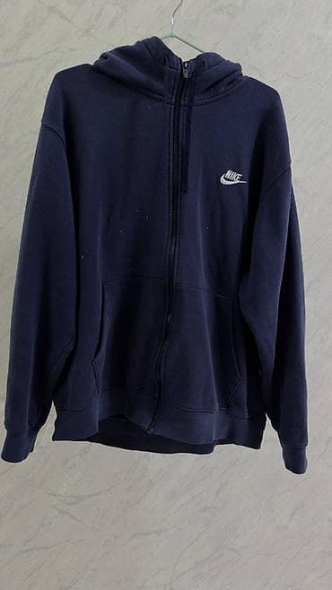 Мужская толстовка, XL, Nike, Б/у, цвет - Синий